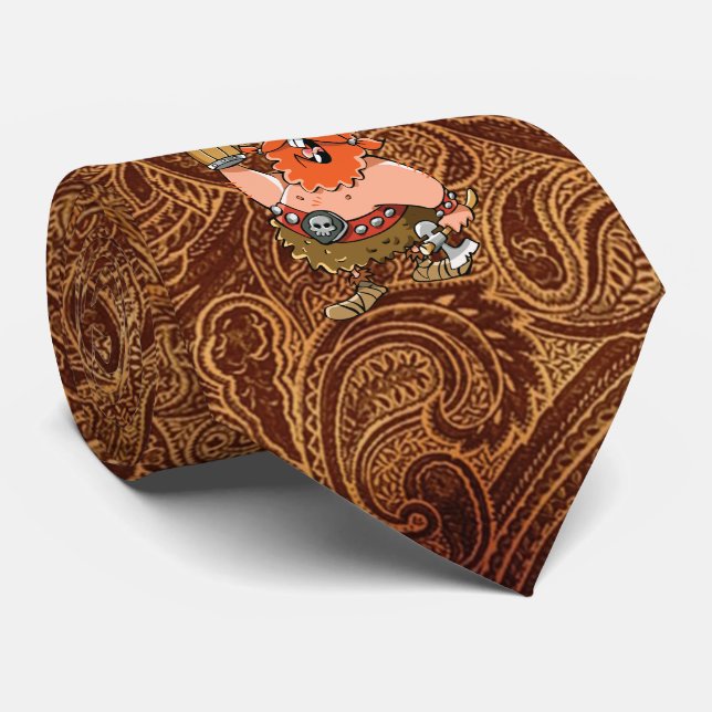 VIKING WARRIOR OKTOBERFEST TIE (Rolled)