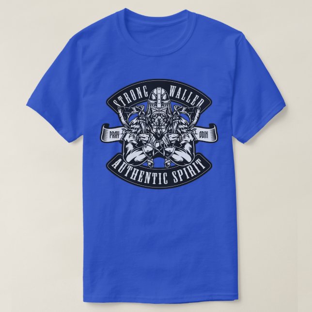 Viking warrior vintage with axe T-Shirt (Design Front)