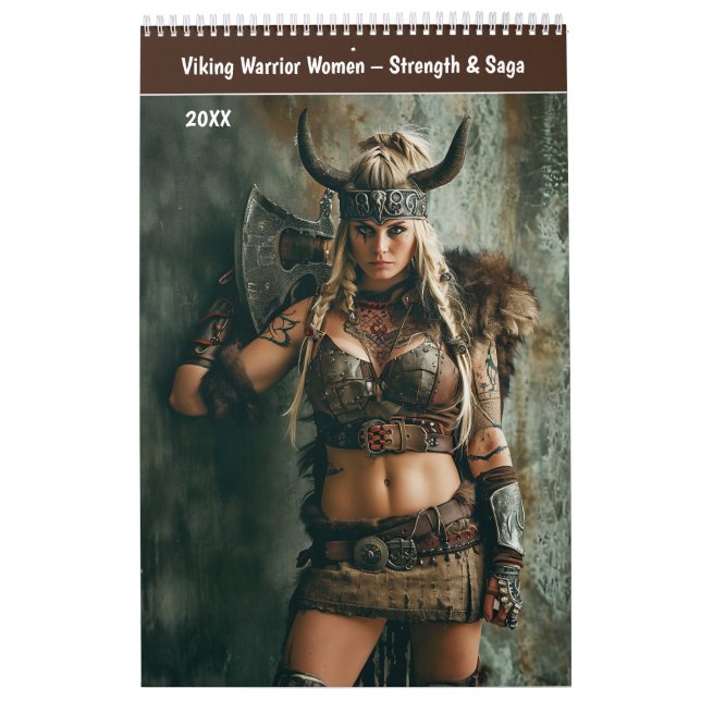 Viking Warrior Women – Strength & Saga Calendar (Cover)