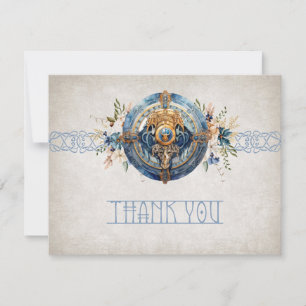 Viking Wedding Thank You Card