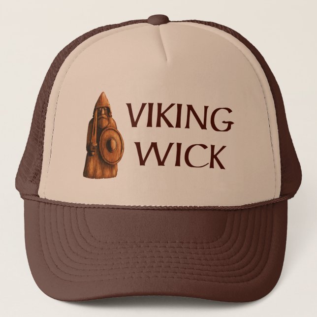Viking Wick Warrior Trucker Hat (Front)