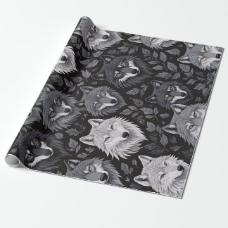 Viking Wolf Wrapping Paper