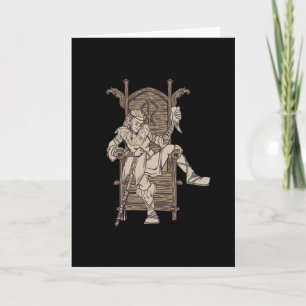 Viking woman card