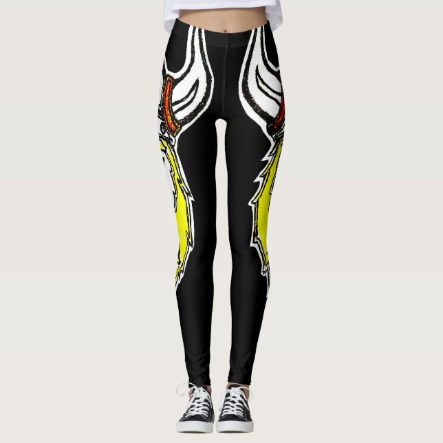 Viking Workout Yoga Leggings (Front)