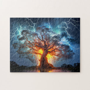 Viking World tree Yggdrasil at Ragnarok Jigsaw Puzzle