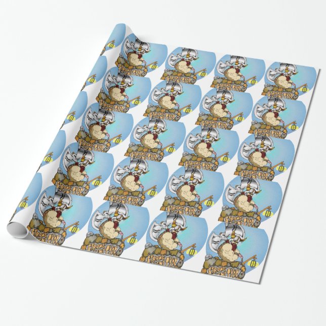 Viking Wrapping Paper (Unrolled)