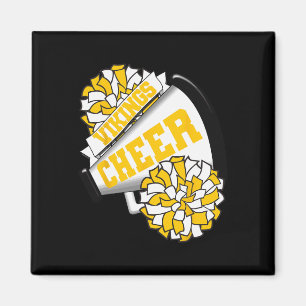 Vikings Cheer Ck To School Cheerleading Spirit Gy Magnet