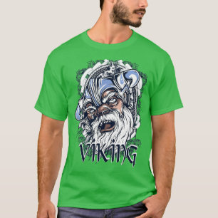 Vikings Head Illustration Design Drawing Artwork T-Shirt