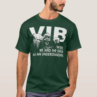 Vikings In Black  We and the Snow  T-Shirt