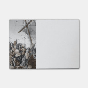 Vikings in Longboat Post-it Notes