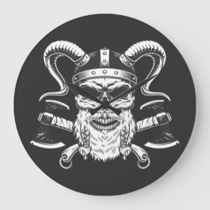 vikings mythology large clock