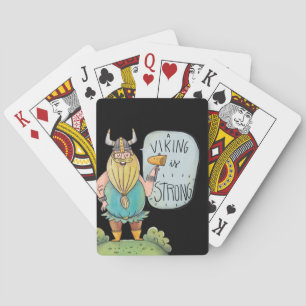 vikings mythology playing cards