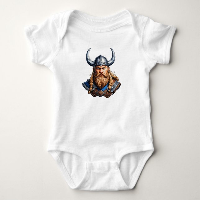 Vikings Nordic Baby Bodysuit (Front)