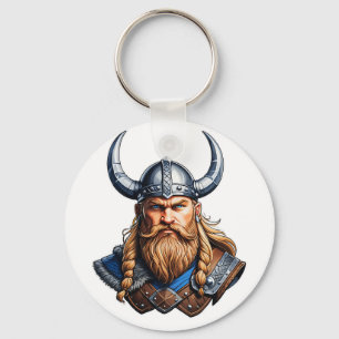 Vikings Nordic Man Key Ring