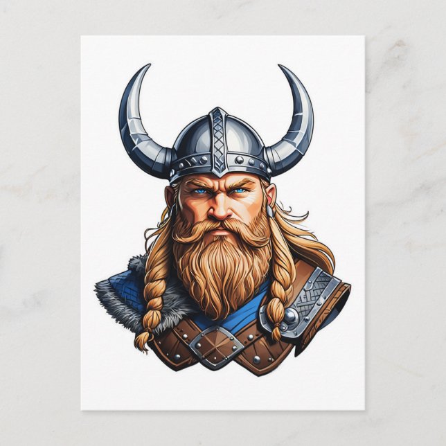 Vikings Nordic Man Postcard (Front)
