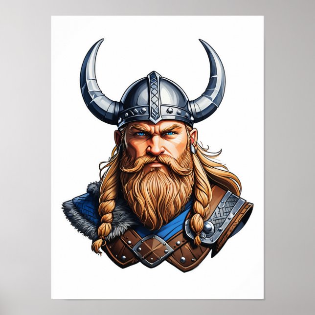Vikings Nordic Man Poster (Front)