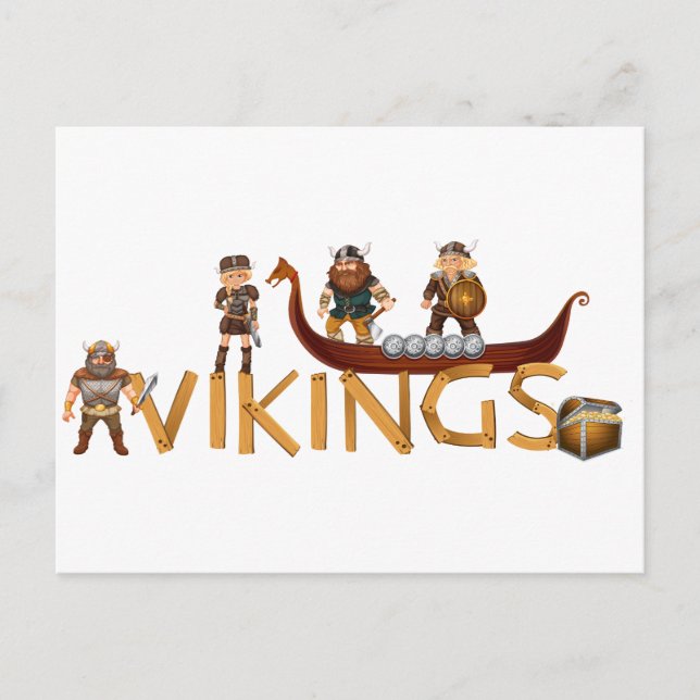 Vikings Postcard (Front)