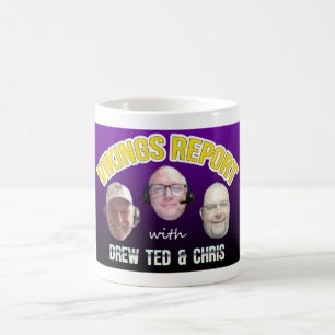 Vikings Report with Drew, Chris, & Ted Mug