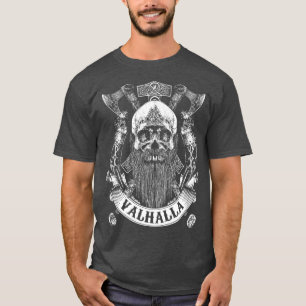 VIKINGS RISE kull Beard Runes Valhalla Nice Gift T-Shirt