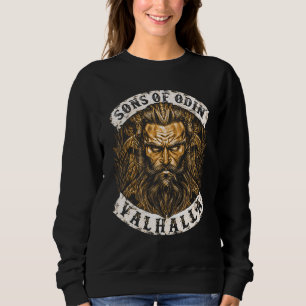 VIKINGS RISE-SONS OF ODIN- Valhalla Vikings Norse Sweatshirt