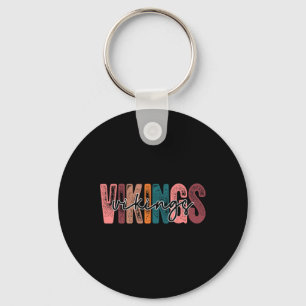 Vikings School Sports Fan Team Spirit  Key Ring