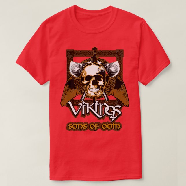 Vikings Sons of Oden T-Shirt (Design Front)