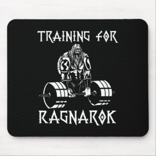 Vikings Workout Outfit Deadlift Nordic Man Gift  Mouse Pad