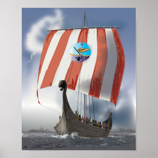 VikingShip Poster (Front)