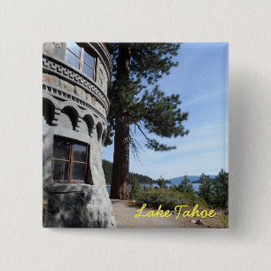 Vikingsholm- Lake Tahoe 15 Cm Square Badge