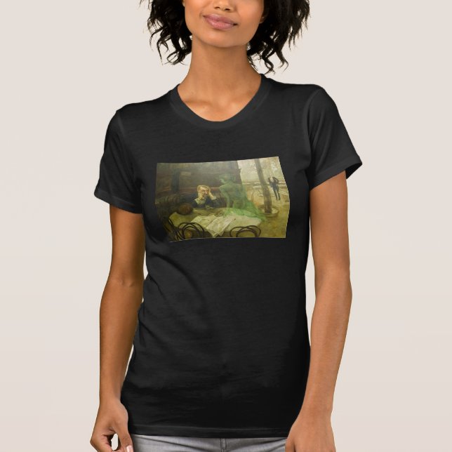 Viktor Oliva. Absinthe Drinker T-Shirt (Front)