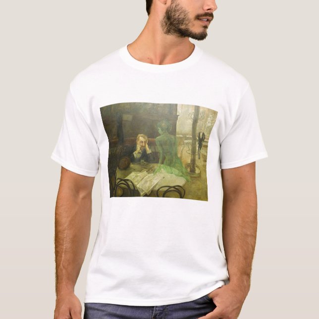 Viktor Oliva. Absinthe Drinker T-Shirt (Front)