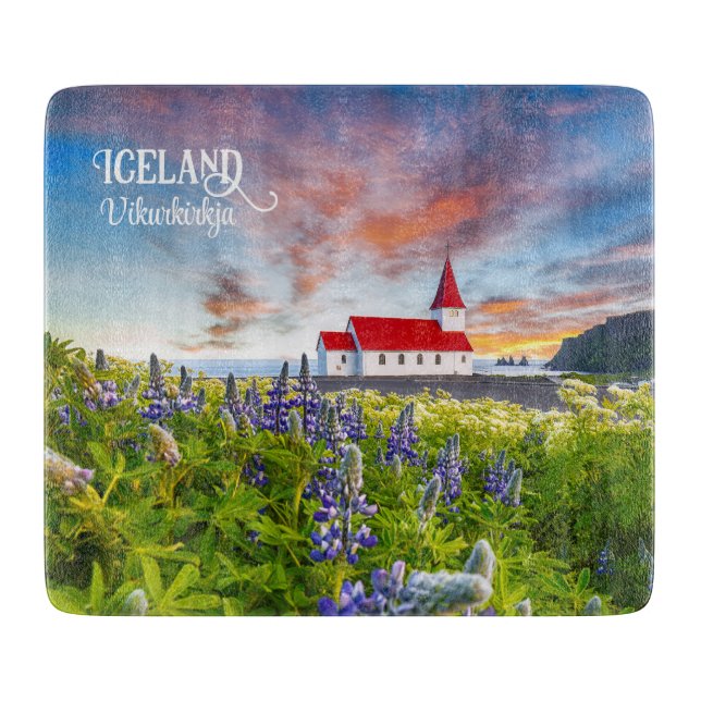 Vikurkirkja, Iceland Cutting Board (Front)