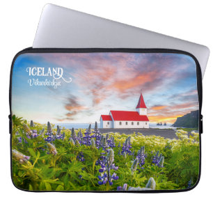 Vikurkirkja, Iceland Laptop Sleeve