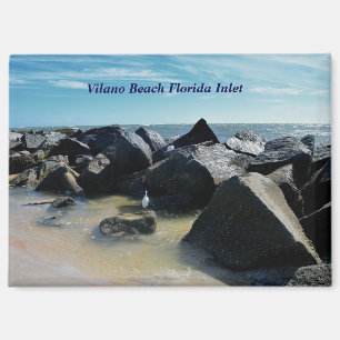 Vilano Beach, Florida inlet Magnet