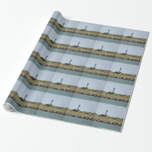 Vilano View of St. Aug. Lighthouse Wrapping Paper