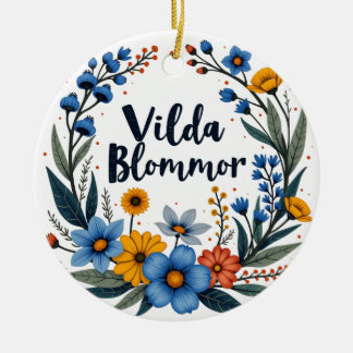 Vilda Blommor Swedish Wildflower Ornament