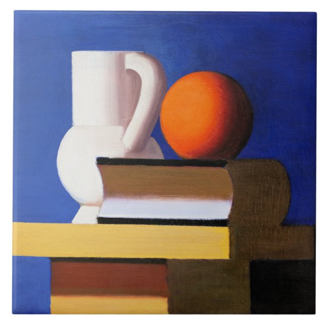 Vilhelm Lundstrom's Modern Painting, Ceramic Tile (Front)