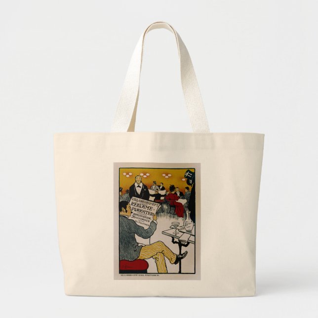 Vilhem Soborg's Successors Large Tote Bag (Front)