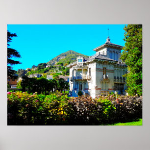 Villa Bernasconi Cernobbio Lake Como Italy Poster
