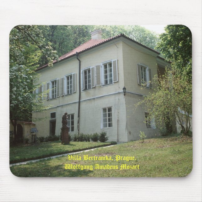 Villa Bertramka-Mozart-Prague Mouse Pad (Front)