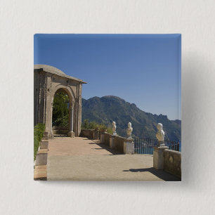 Villa Cimbrone, Ravello, Campania, Italy 15 Cm Square Badge