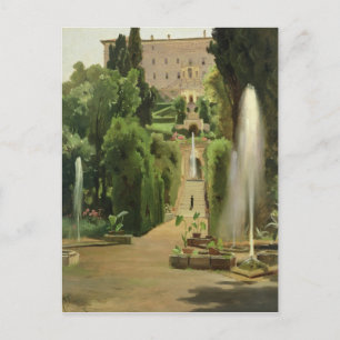 Villa D'Este, Tivoli, 1869 Postcard