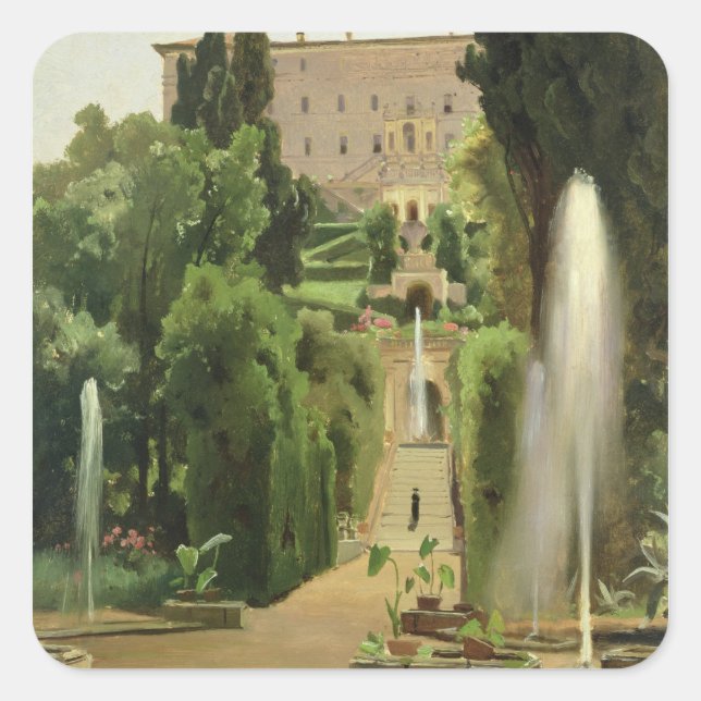 Villa D'Este, Tivoli, 1869 Square Sticker (Front)