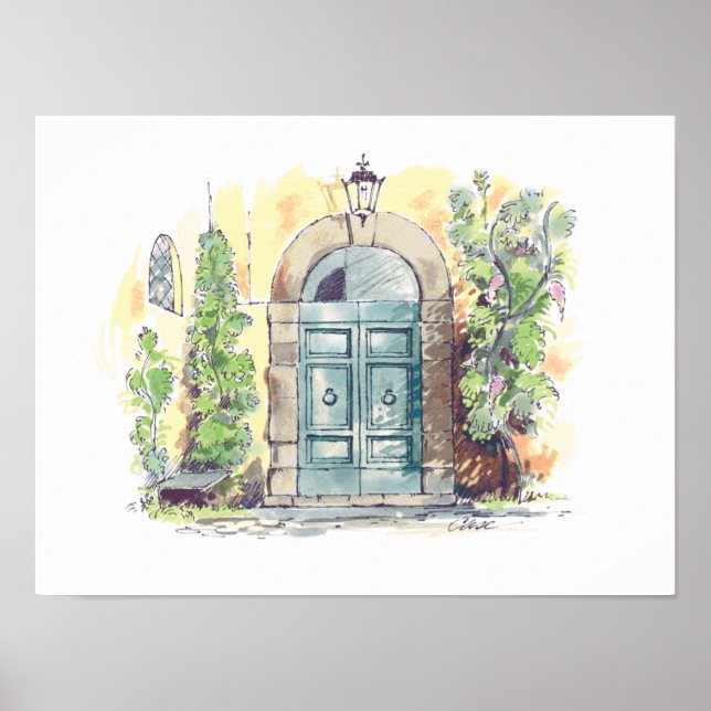 Villa Door Florence poster (Front)
