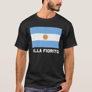 Villa Fiorito Republica Argentina Flag Emblem Band T-Shirt