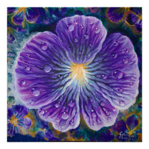 Villa flower poster