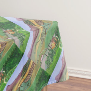 Villa in the Hill Tablecloth