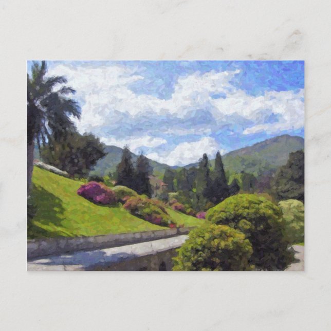 Villa Melzi d'Eril, Bellagio Postcard (Front)