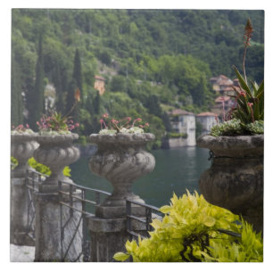 Villa Monastero, gardens and lakefront, Varenna, Ceramic Tile
