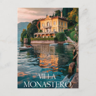 Villa Monastero Varenna lake como Postcard
